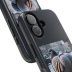 Bird With Fat Butt Phone Case - Black