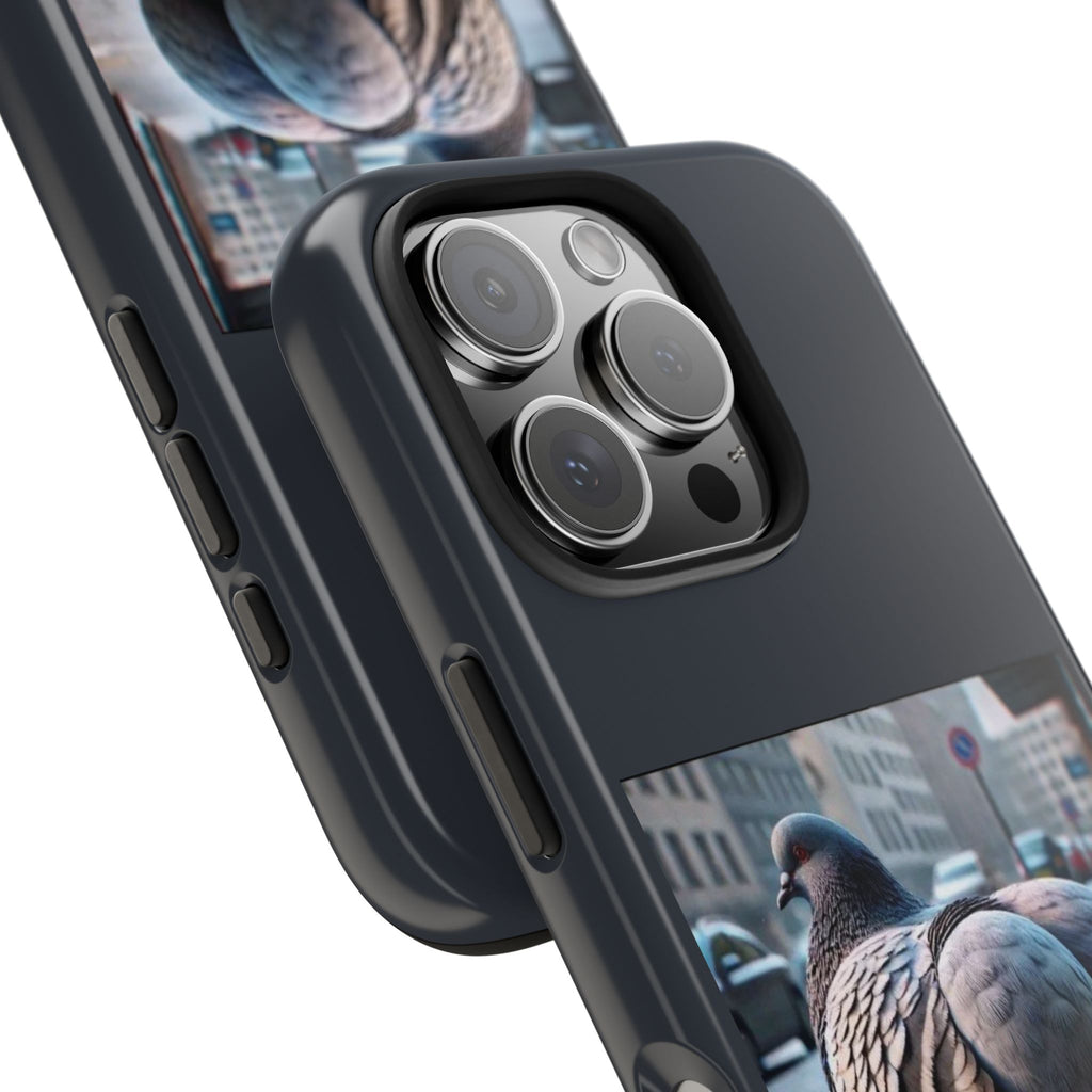 Bird With Fat Butt Phone Case - Black