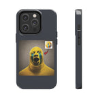 Sad Emoji Costume Phone Case - Black