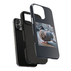 Bird With Fat Butt Phone Case - Black