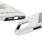 Testicular Injuries in Women's Sports Phone Case - White