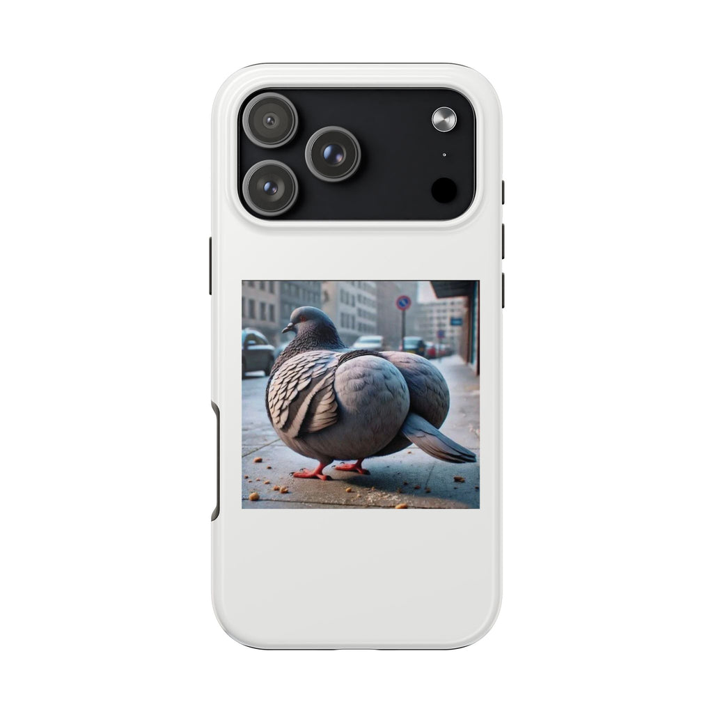 Bird With Fat Butt Phone Case - White