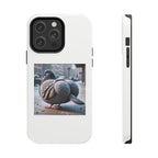 Bird With Fat Butt Phone Case - White