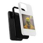 Sad Emoji Costume Phone Case - White