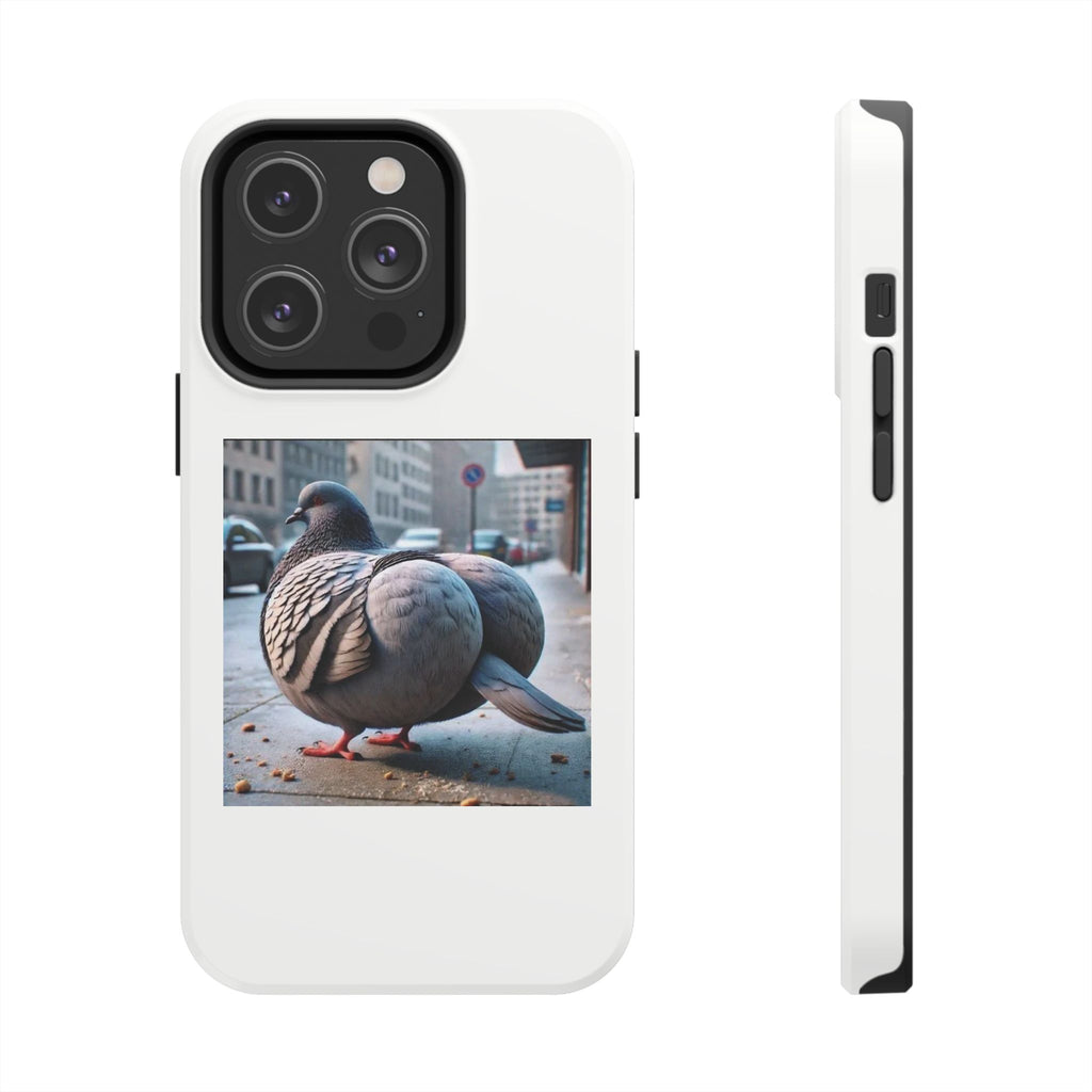 Bird With Fat Butt Phone Case - White