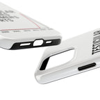 Testicular Injuries in Women's Sports Phone Case - White