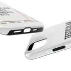 Testicular Injuries in Women's Sports Phone Case - White