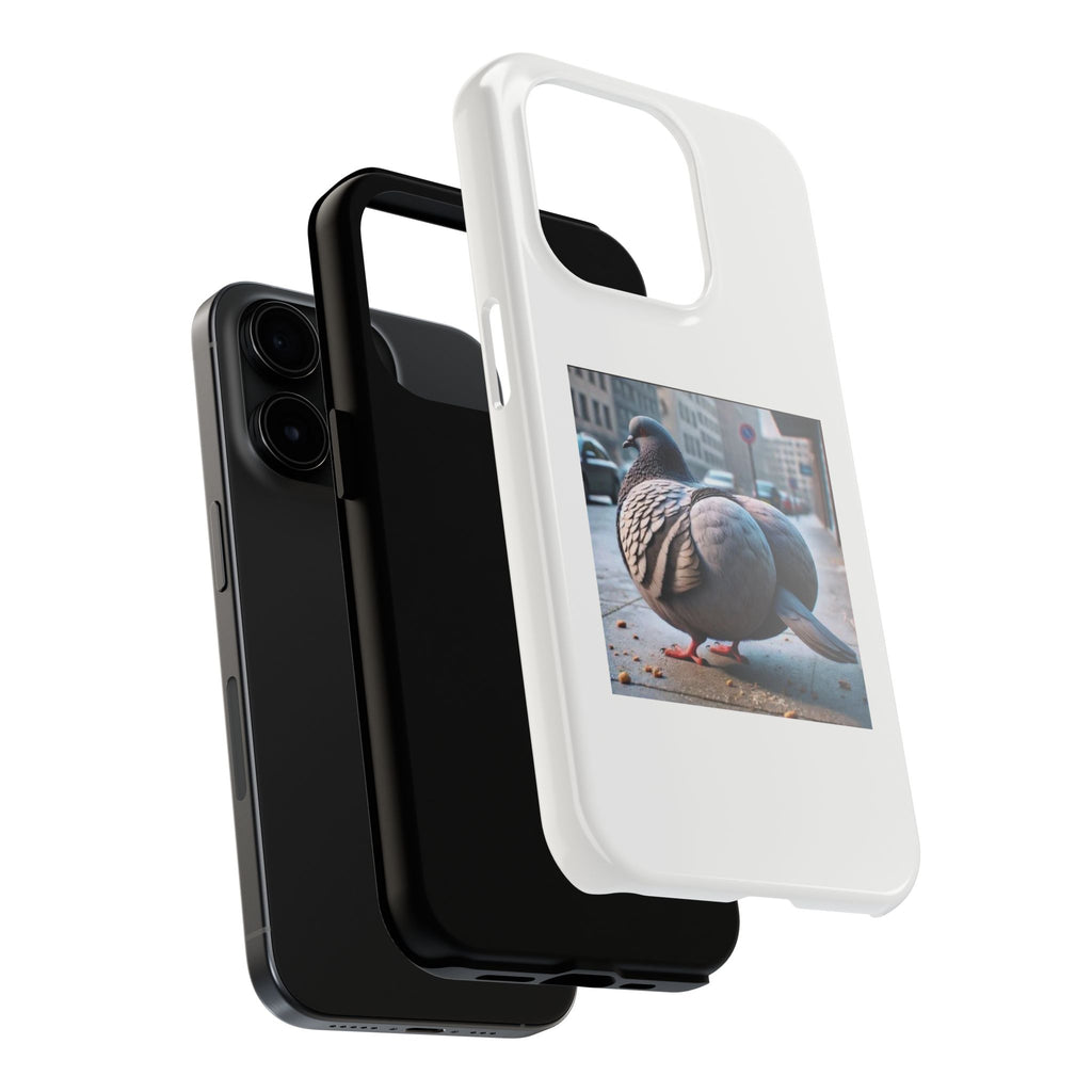 Bird With Fat Butt Phone Case - White