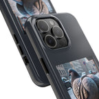 Bird With Fat Butt Phone Case - Black