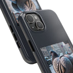 Bird With Fat Butt Phone Case - Black