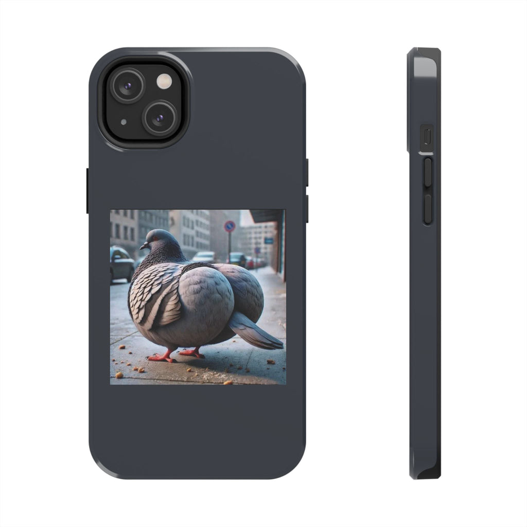 Bird With Fat Butt Phone Case - Black