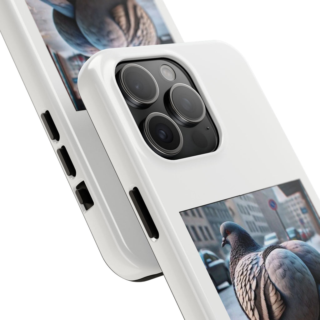 Bird With Fat Butt Phone Case - White