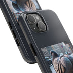 Bird With Fat Butt Phone Case - Black