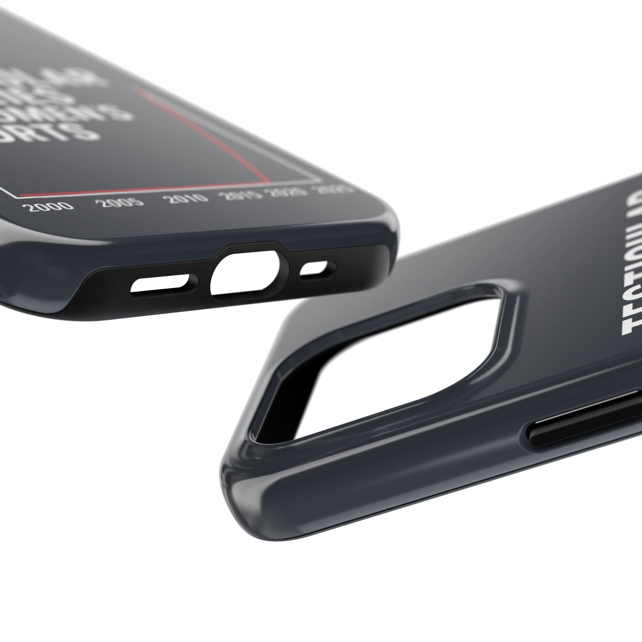 Testicular Injuries in Women's Sports Phone Case - Black