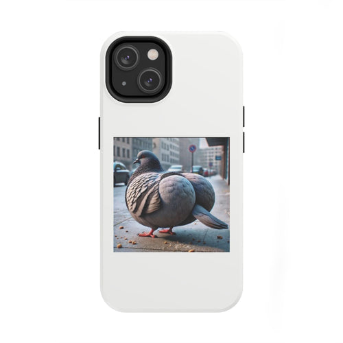 Bird With Fat Butt Phone Case - White