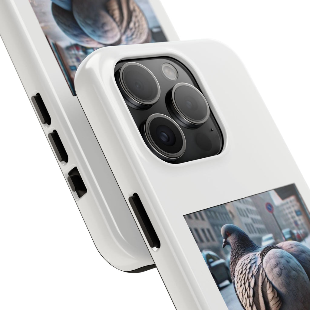 Bird With Fat Butt Phone Case - White