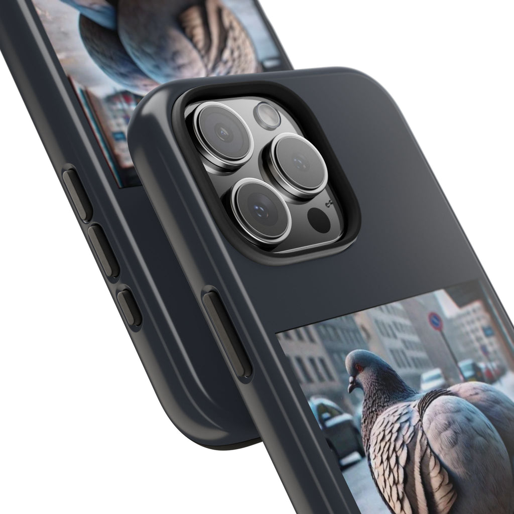 Bird With Fat Butt Phone Case - Black
