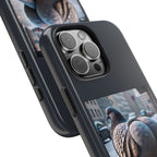 Bird With Fat Butt Phone Case - Black