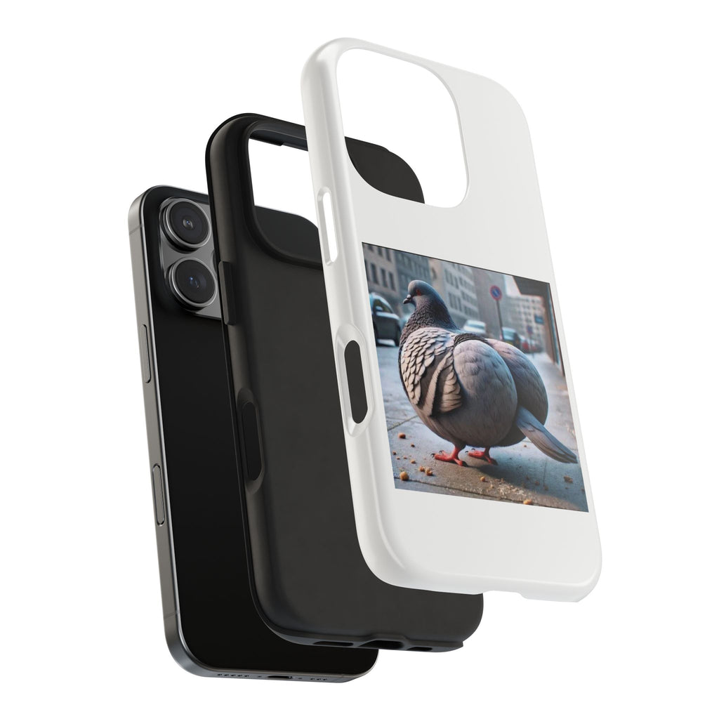 Bird With Fat Butt Phone Case - White