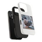 Bird With Fat Butt Phone Case - White