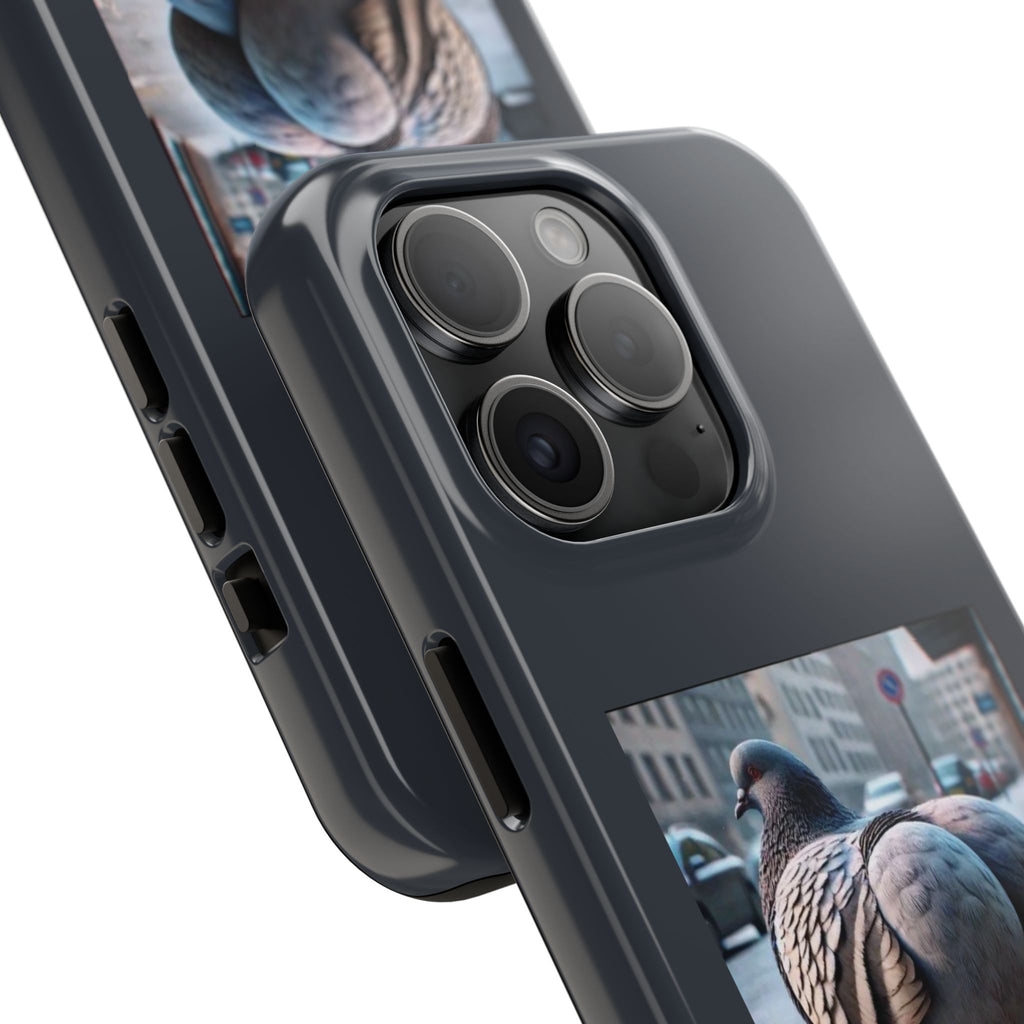 Bird With Fat Butt Phone Case - Black