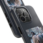 Bird With Fat Butt Phone Case - Black