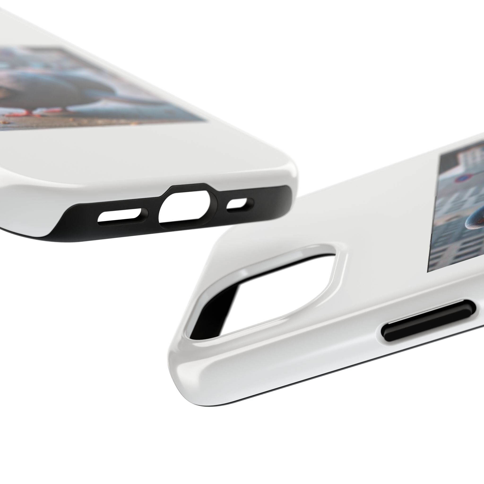 Bird With Fat Butt Phone Case - White