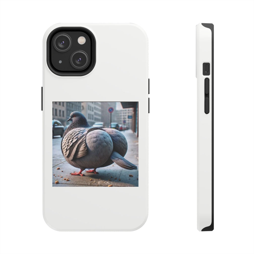 Bird With Fat Butt Phone Case - White