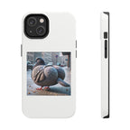 Bird With Fat Butt Phone Case - White