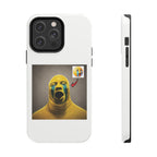 Sad Emoji Costume Phone Case - White