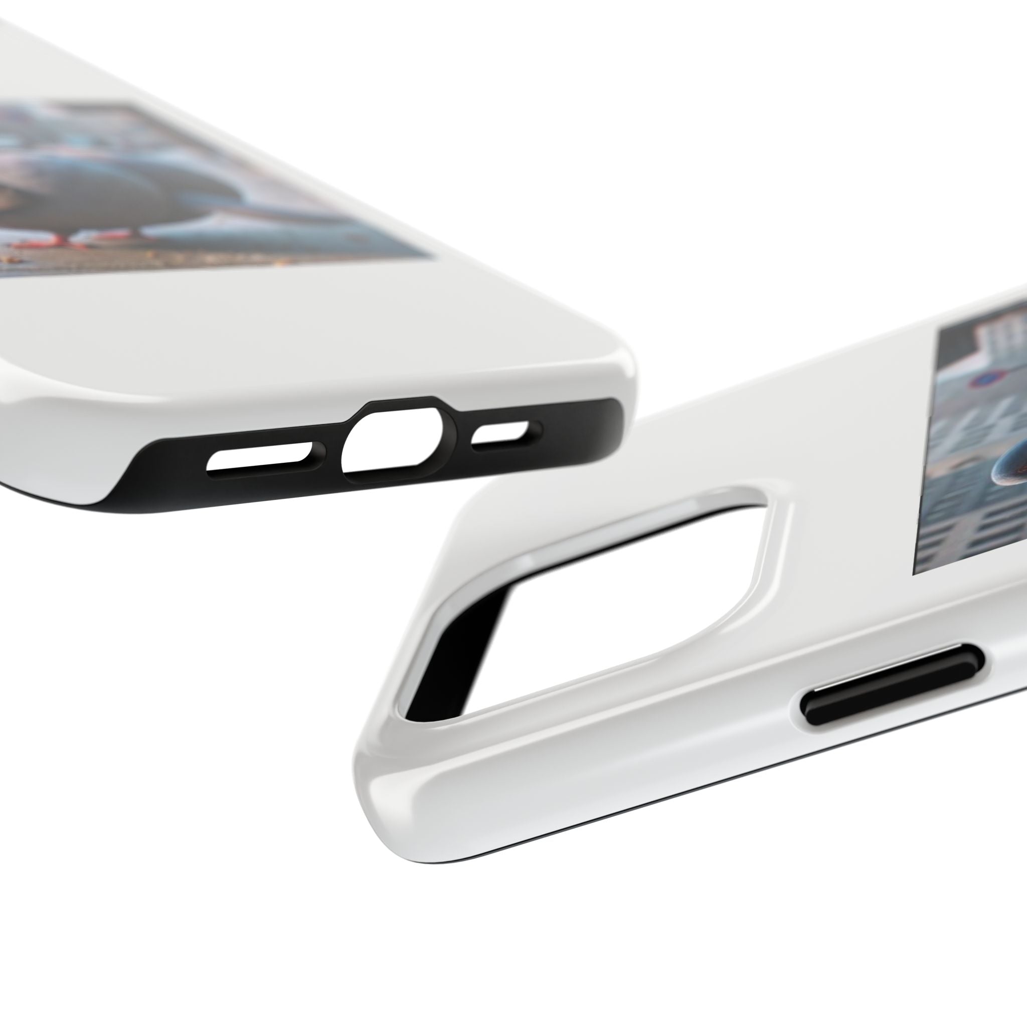 Bird With Fat Butt Phone Case - White