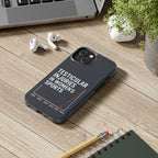 Testicular Injuries in Women's Sports Phone Case - Black