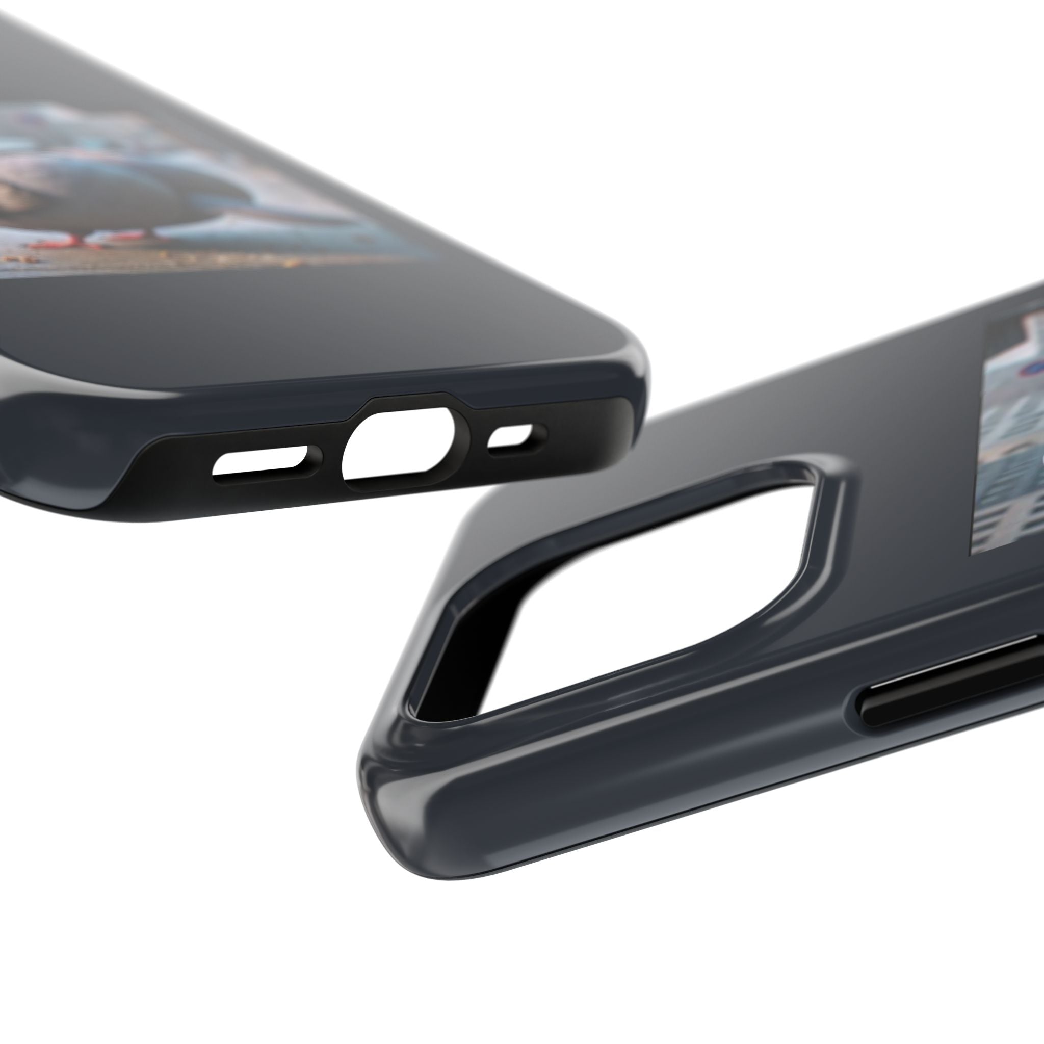 Bird With Fat Butt Phone Case - Black