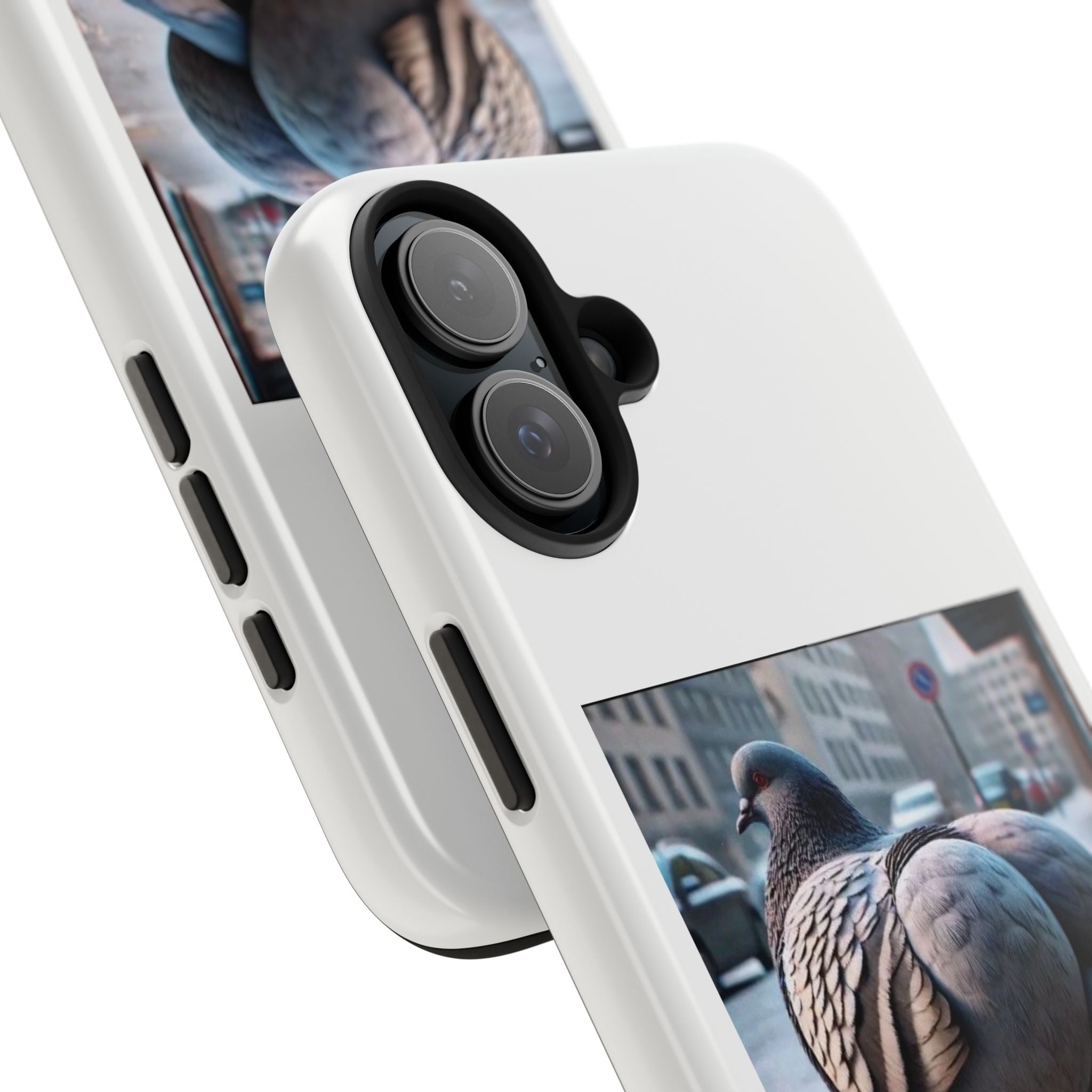 Bird With Fat Butt Phone Case - White