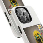 Sad Emoji Costume Phone Case - White