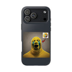 Sad Emoji Costume Phone Case - Black